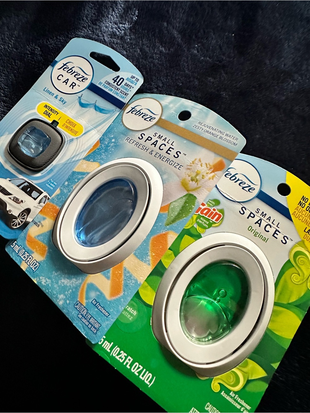 Febreze Small Spaces Air Freshener Pair in Blue & Green